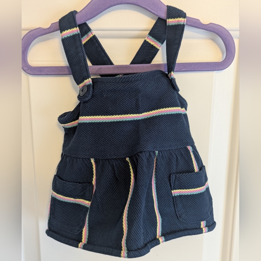 Tea Collection Navy Striped Swing Tank - 2T